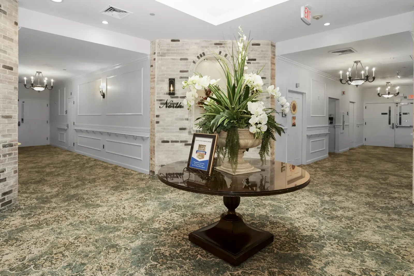 Queen Anne courtyard